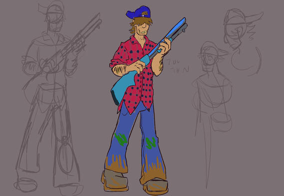 Main Character "Kyle" Sketch
