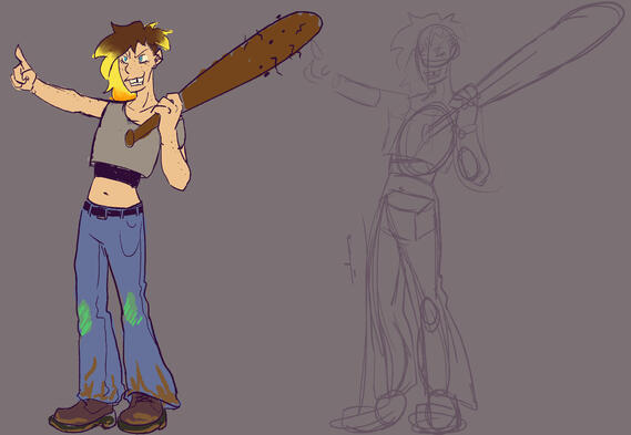 Main Character "Casey" Sketch