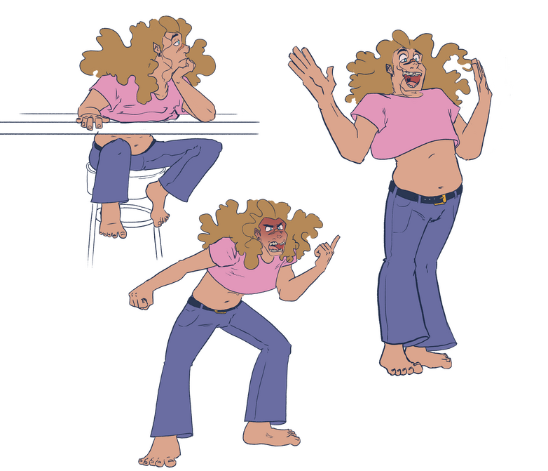 Full-Body Expression Study: Trinity