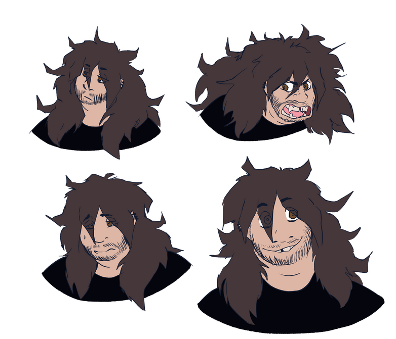 Facial Expression Study: Flinch