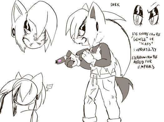 Vitriol Ferret Refined Sketches